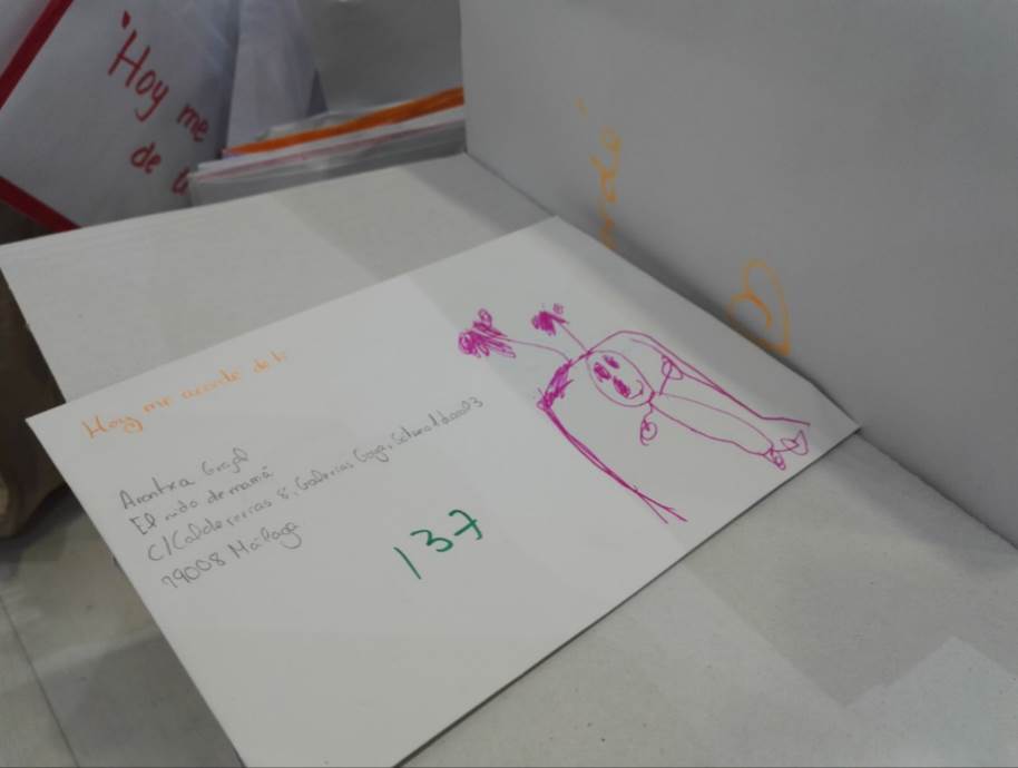 Otro ejemplo de carta escrita por un niño en un colegio