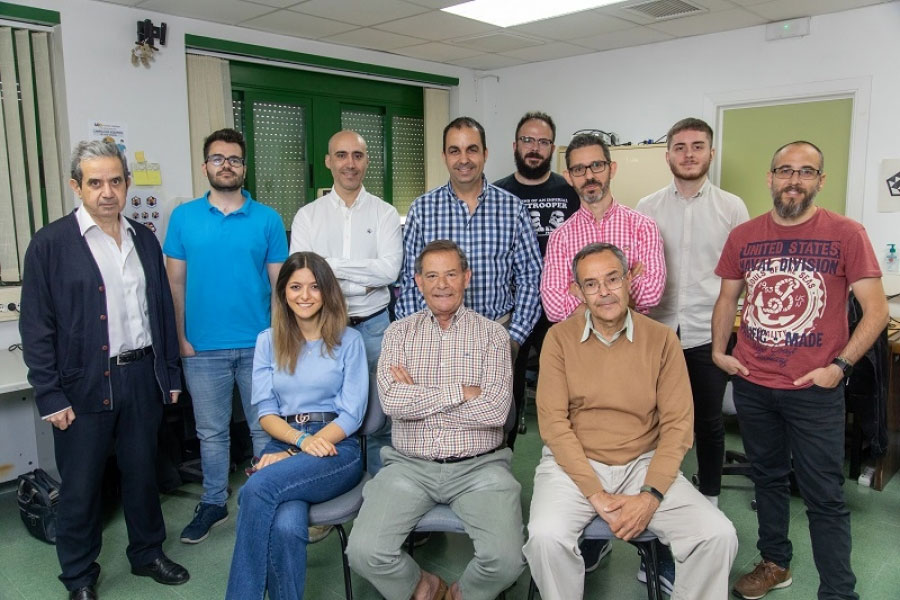 El equipo de investigación de la Universidad de Córdoba que ha participado en la aplicación. Fuente: UCO