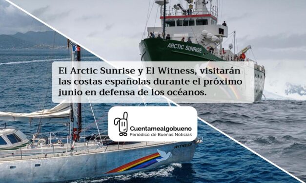 Dos barcos de Greenpeace visitan las costas españolas en defensa de los océanos