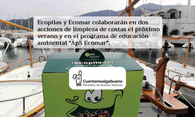 Ecopilas se suma a la campaña de limpieza de costas de la fundación Ecomar